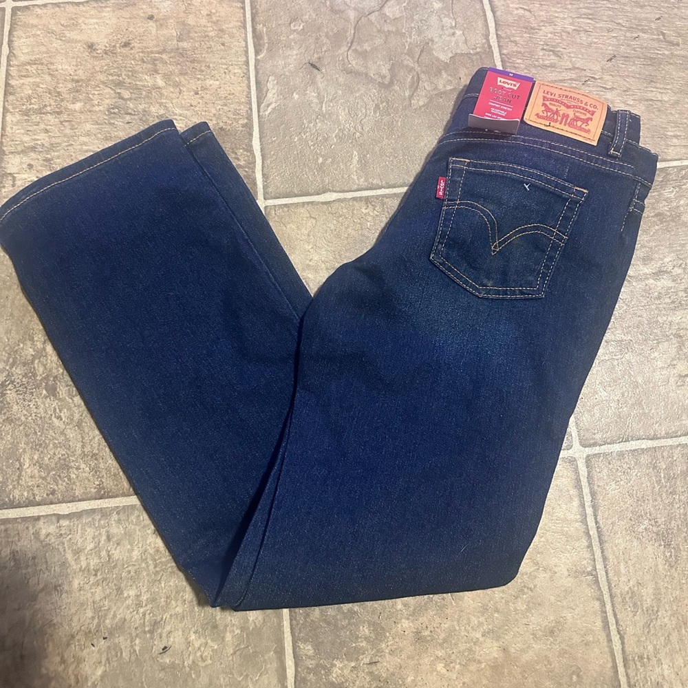 Youth Levi's Dark Blue Bootcut Jeans